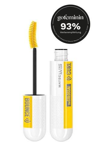 Tube MAYBELLINE New York The Colossal Curl Bounce Mascara im Farbton very black.
