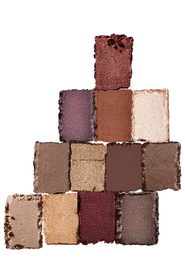 Texturabbildung The Burgundy Bar Palette von Maybelline New York