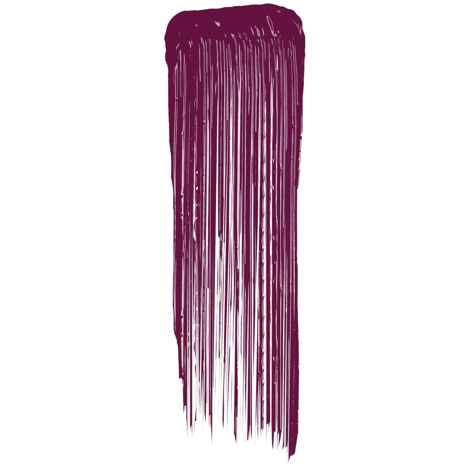 Lash Sensational Sky High Mascara auf weißem Untergrund,  die nach unten hin verläuft