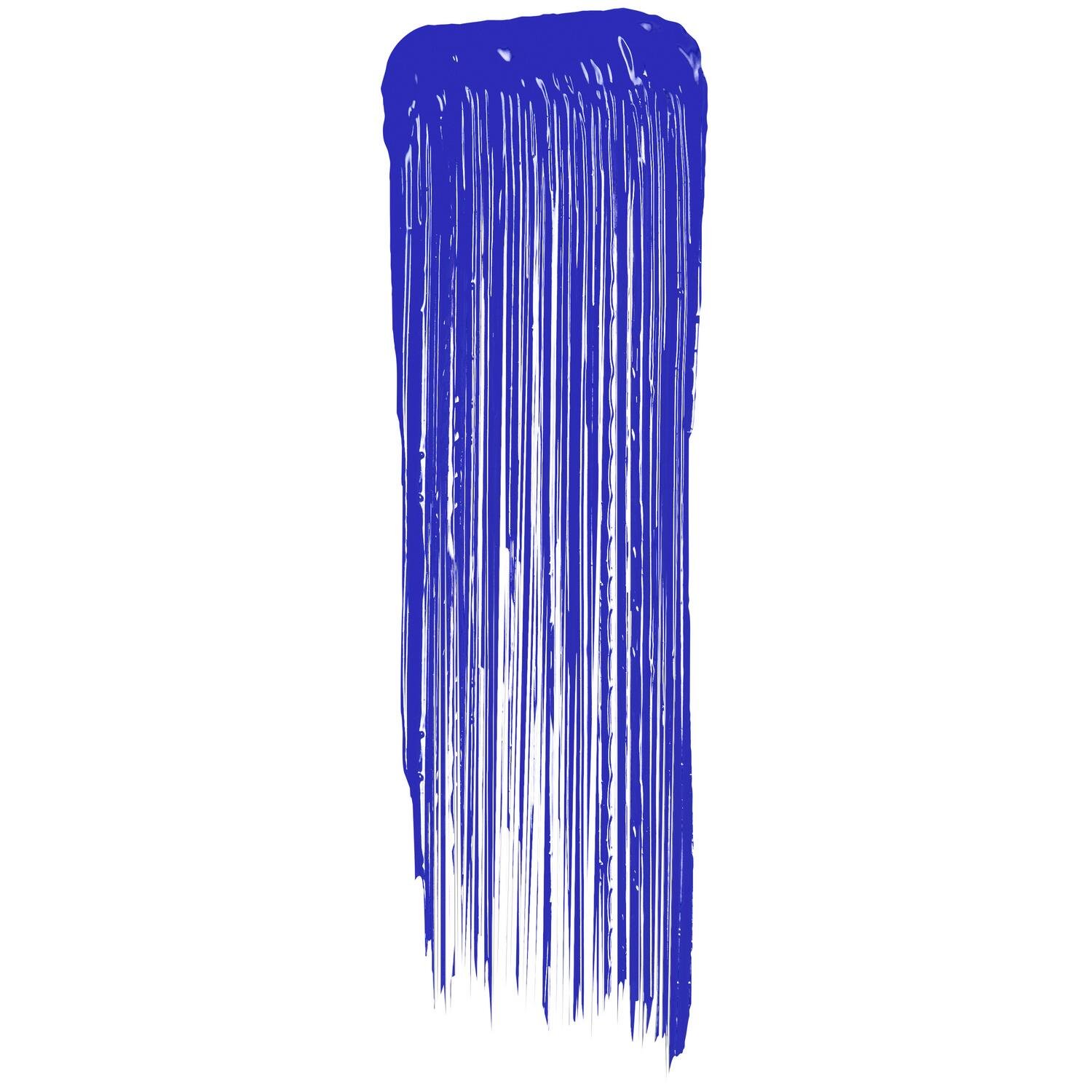 Lash Sensational Sky High Mascara auf weißem Untergrund, die nach unten hin verläuft