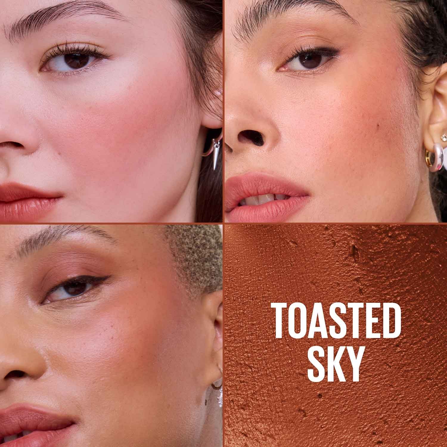 Cloudtopia matte blush flush Shade Card 12 Toasted Sky