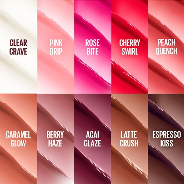 Texturabbildungen des Lifter Glaze von Maybelline New York