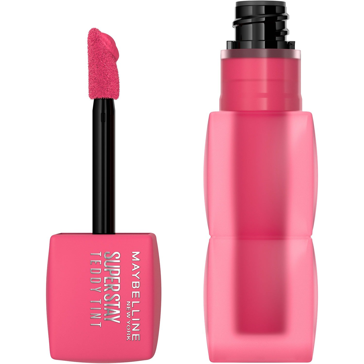 Geöffneter Teddy Tint Lippenstift vor weißem Hintergrund