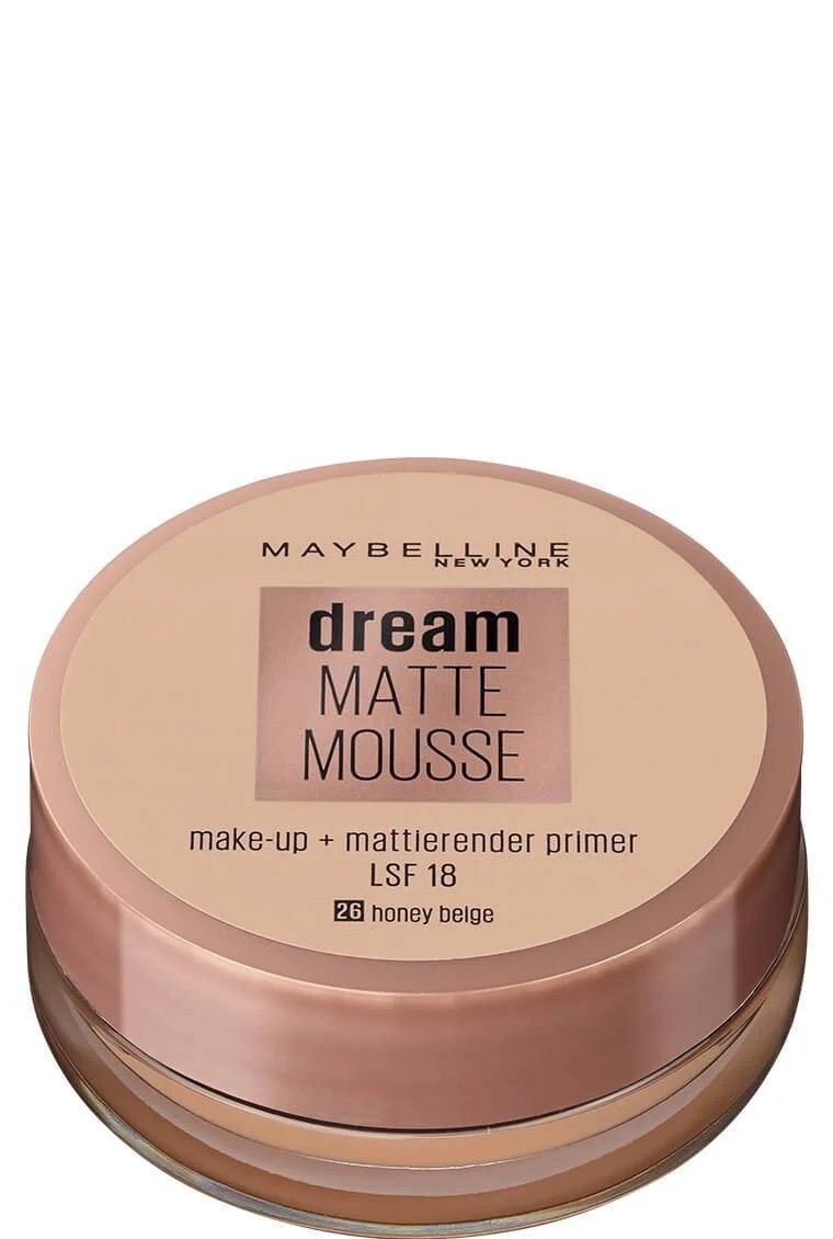 Produktabbildung des Dream Matte Mousse Make-Up in Honey Beige von Maybelline New York