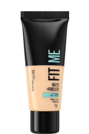 face make up foundation fit me matte poreless foundation Buff Beige